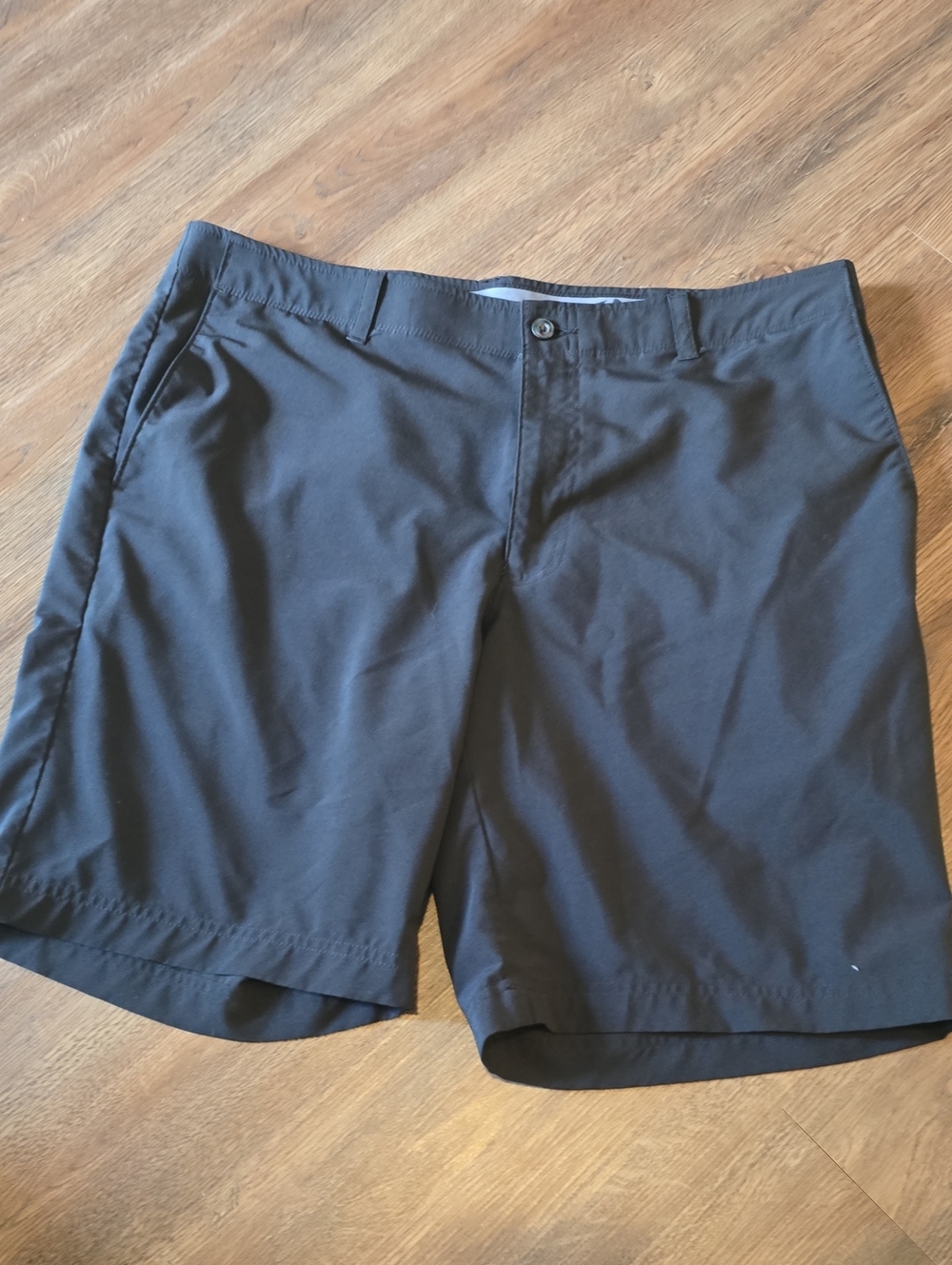 Grand Slam Black Flat-Front Casual Shorts